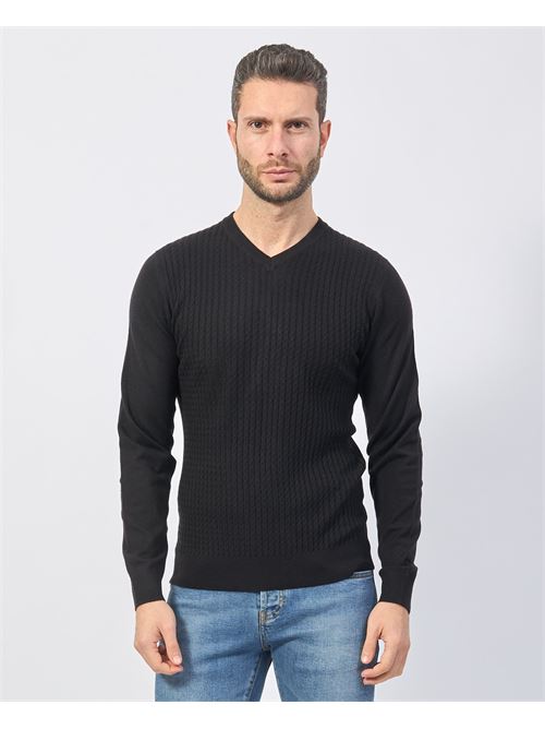 Yes Zee Men's Wool Blend V-Neck Sweater YES ZEE | M812-ZS000801